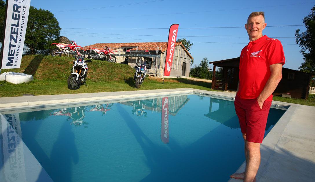 centre de formation moto David frétigné aveyron piscine